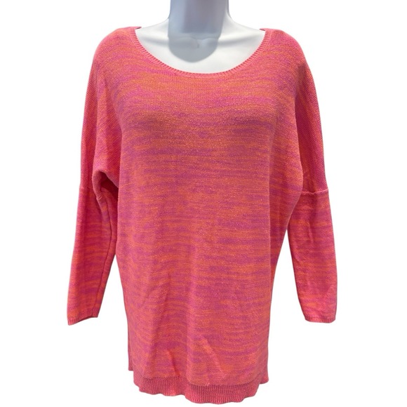 American Eagle Pink Orange Marled Knit‎ Sweater Women's S - Picture 1 of 5